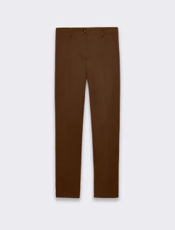 Piazza Italia Pantalone vita alta slim fit - talpa Grigio Flash Sale