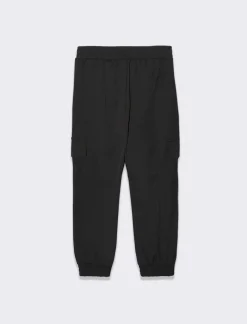 Piazza Italia Pantaloni cargo con tasconi da bambina - Nero Sale