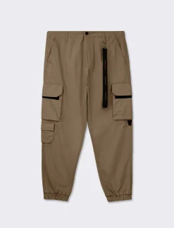 Piazza Italia Pantaloni cargo fit con tasche a filetto posteriori - kaki Verde Cheap