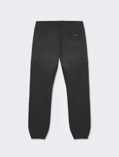 Piazza Italia Pantaloni cargo fit con vita elasticizzata regolabile - Nero Best