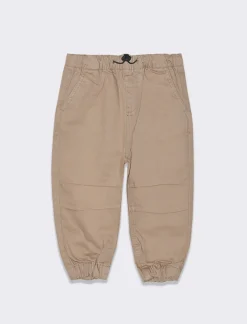 Piazza Italia Pantaloni cargo in twillÂ con ricamo - tabacco Marrone Store