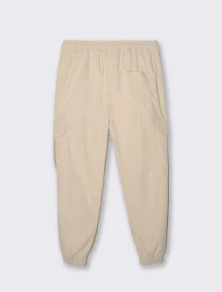 Piazza Italia PANTALONI CARGO JOGGER IN VELLUTO - Beige Clearance