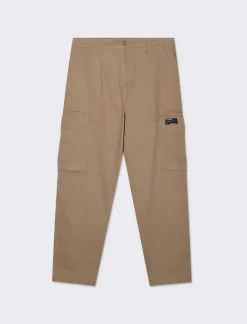 Piazza Italia Pantaloni cargo Relaxed fit con tasche a filetto - tortora Grigio New