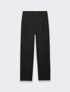 Piazza Italia Pantaloni carrot con elastico in vita e tasche frontali - Nero Discount