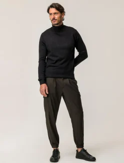 Piazza Italia Pantaloni chino con vita semi elasticizzata - kaki Verde Online