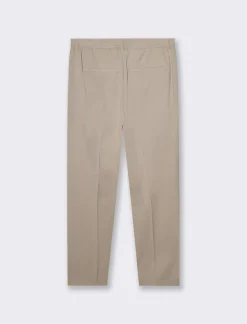 Piazza Italia Pantaloni chino con vita semi elasticizzata con tessuto strutturato - tortora Grigio Store
