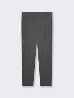 Piazza Italia Pantaloni chino con vita semi elasticizzatacon pinces sul davanti - Antracite melange Grigio Best
