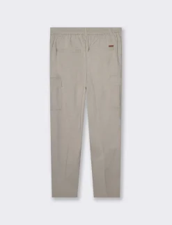 Piazza Italia Pantaloni chino con vita semi elasticizzatacon pinces sul davanti - Beige Sale