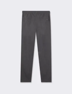 Piazza Italia Pantaloni chino con vita elasticizzata regolabile con laccio e dettaglio di tasche a filetto posteri - Antracite melange Grigio New