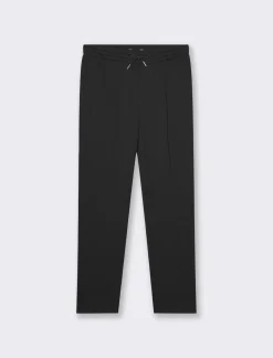 Piazza Italia Pantaloni chino jogger con vita elasticizzata - Nero Clearance