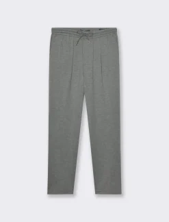 Piazza Italia Pantaloni chino jogger con vita elasticizzata - mel. Grigio Outlet