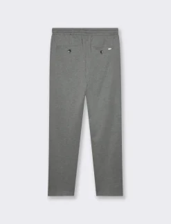 Piazza Italia Pantaloni chino jogger con vita elasticizzata - mel. Grigio Outlet