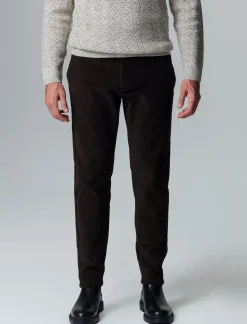 Piazza Italia Pantaloni chino jogger in velluto slim fit vita elasticizzata con laccio interno - kaki Verde Discount