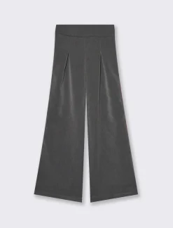 Piazza Italia Pantaloni con pince e inserto - Grigio Sale