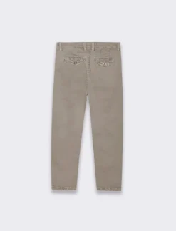 Piazza Italia Pantaloni da bambino vestibilità regolare tinta a freddo con abrasioni sul davanti - Grigio Clearance