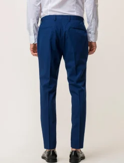 Piazza Italia Pantaloni formal fit con tasche a filetto posteriori - ette Blu Fashion