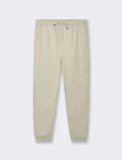 Piazza Italia Pantaloni in felpa in misto cotone garzato melange regular fit - stone Grigio Best