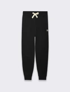 Piazza Italia Pantaloni in felpa in misto cotone garzato relaxed fit - Nero Sale