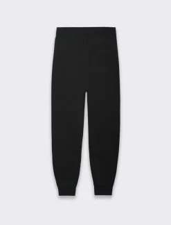 Piazza Italia Pantaloni in felpa in misto cotone garzato relaxed fit - Nero Sale