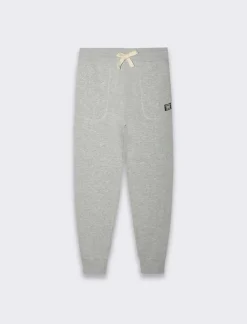 Piazza Italia Pantaloni in felpa in misto cotone garzato relaxed fit - mel. Grigio Best