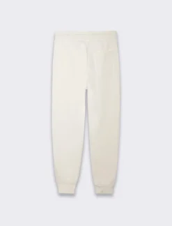 Piazza Italia Pantaloni in felpa in misto cotone garzato relaxed fit - latte Bianco Best Sale