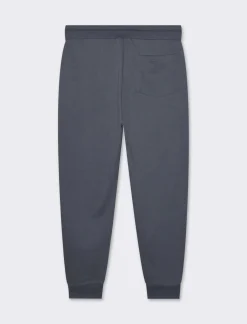Piazza Italia Pantaloni jogger basic in felpa garzata - Avion Blu Best Sale