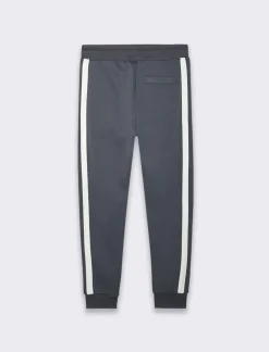 Piazza Italia Pantaloni jogger in felpa garzata con vita elasticizzata - Avion Blu Best Sale