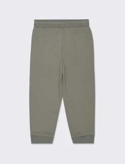 Piazza Italia Pantaloni jogger in felpa garzata con stampa a fondo gamba - militare Verde Sale