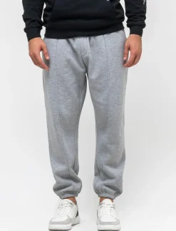 Piazza Italia Pantaloni jogger in felpa garzata con vita elasticizzata - mel. Grigio Best