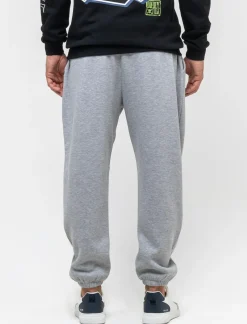 Piazza Italia Pantaloni jogger in felpa garzata con vita elasticizzata - mel. Grigio Best
