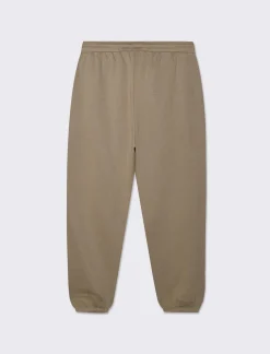 Piazza Italia Pantaloni jogger in felpa garzata con vita elasticizzata - kaki Verde Flash Sale