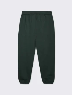 Piazza Italia Pantaloni jogger in felpa garzata con vita elasticizzata - scuro Verde Fashion