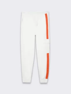 Piazza Italia Pantaloni jogger in felpa con vita elasticizzata - Bianco Online