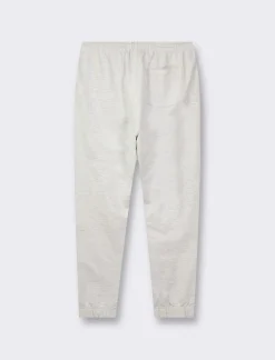 Piazza Italia Pantaloni jogger in felpa con vita elasticizzata regolabile con laccio e tasca applicata posteriore - mel. Grigio Clearance