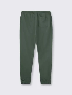 Piazza Italia Pantaloni jogger in felpa con vita elasticizzata regolabile con laccio e tasca applicata posteriore - Verde Shop