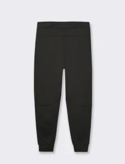 Piazza Italia Pantaloni jogger in interlock e orli a coste - Nero Outlet