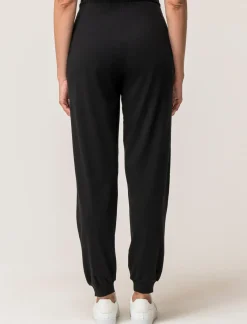 Piazza Italia Pantaloni jogger in jersey di cotone conlaccetto in vita - Nero Sale