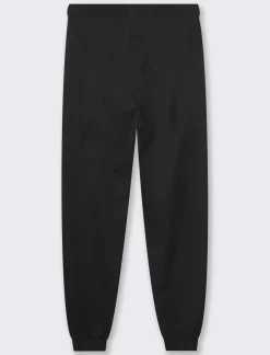 Piazza Italia Pantaloni jogger in jersey di cotone conlaccetto in vita - Nero Sale