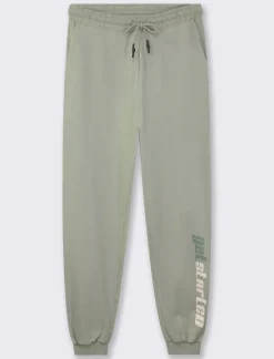 Piazza Italia Pantaloni jogger in jersey di cotone conlaccetto in vita - Verdino Verde Cheap