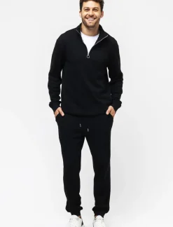 Piazza Italia Pantaloni jogger in tessuto waffle - Nero Hot