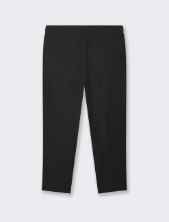 Piazza Italia Pantaloni loose formal fit con doppia pinces - Nero Sale