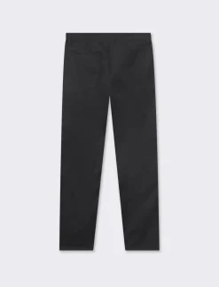 Piazza Italia Pantaloni regular fit cinque tasche.Tessuto twill 100% cotone - Nero New