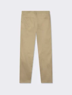 Piazza Italia Pantaloni regular fit cinque tasche.Tessuto twill 100% cotone - Beige Best Sale