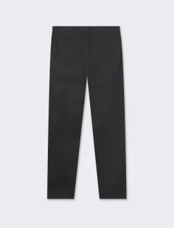 Piazza Italia Pantaloni regular fit, modello chino. Tessuto twill 100% cotone e chiusura anteriore con cerniera e - Nero Clearance