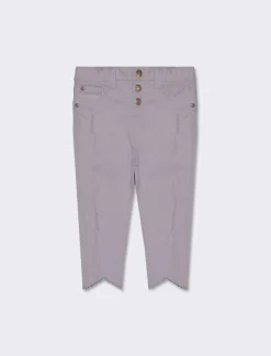 Piazza Italia Pantaloni skinny in cotone elasticizzato - Viola Online