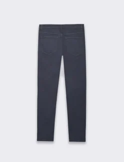 Piazza Italia Pantaloni slim fit, cinque tasche in tessuto cotone stretch effetto slavato. Chiusura anteriore con - Avion Blu Store