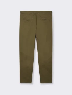 Piazza Italia Pantaloni slim fit modello chino - militare Verde New