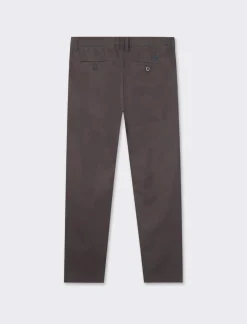 Piazza Italia Pantaloni slim fit, modello chino in tessuto twill cotone elasticizzato, effetto leggermente slavato - antracite Grigio Hot