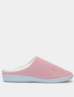 Piazza Italia Pantofola in tessuto con fondo alto - Rosa Best Sale