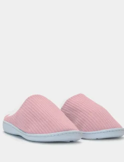 Piazza Italia Pantofola in tessuto con fondo alto - Rosa Best Sale